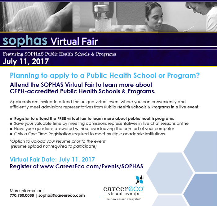 SOPHAS Virtual Fair image - click to go to registration page