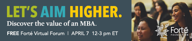 Forté Foundation Virtual Forum Graphic